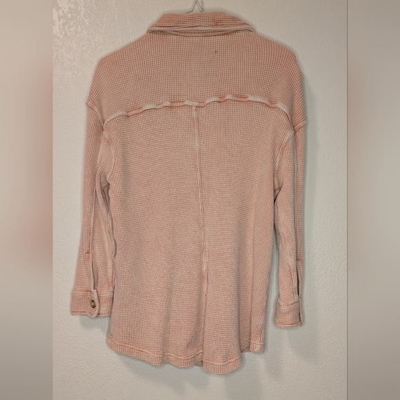 Bagatelle Waffle Knit Shacket - Picture 2 of 9